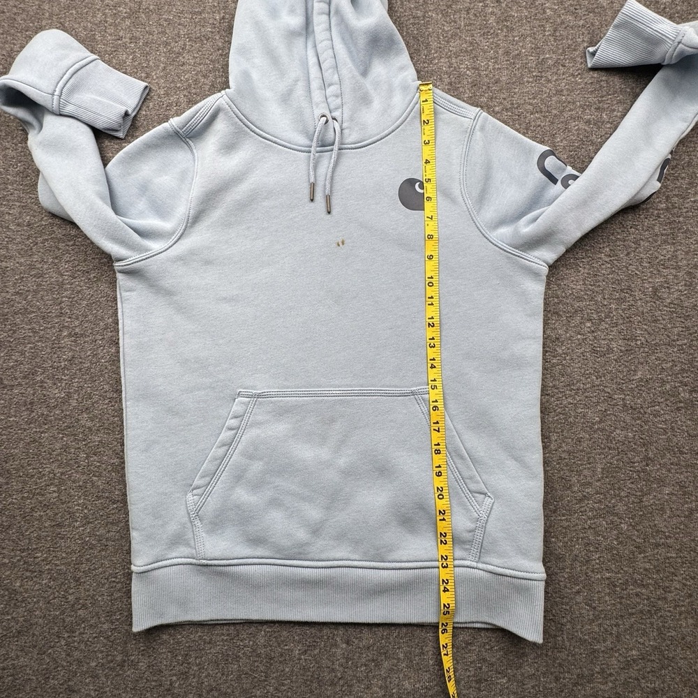 Carhartt Hoodie Sweatshirt Women's Sz Medium 8-10 Relaxed Fit Pullover Blue - Picture 10 of 15